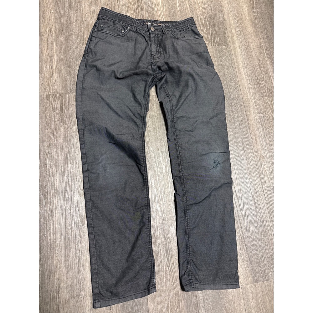Prana Slim Fit Pants Mens 30x32 Charcoal Gray Outdoor Hiking Casual Trousers